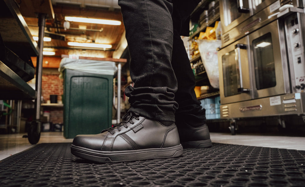 Men's PTC Kenton Mid Work Shoe (Soft Toe) Black/Black / Keen Online