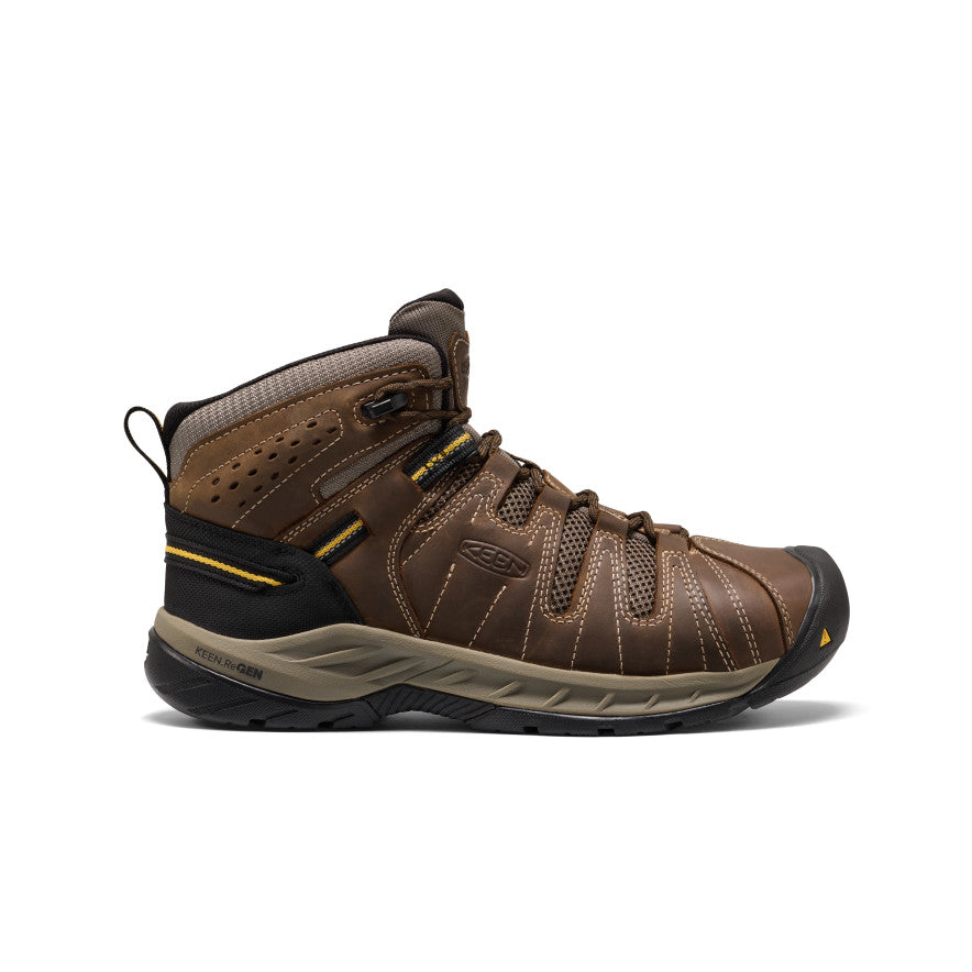 Men's Flint II Boot (Steel Toe) Cascade Brown/Golden Rod / Keen For sale