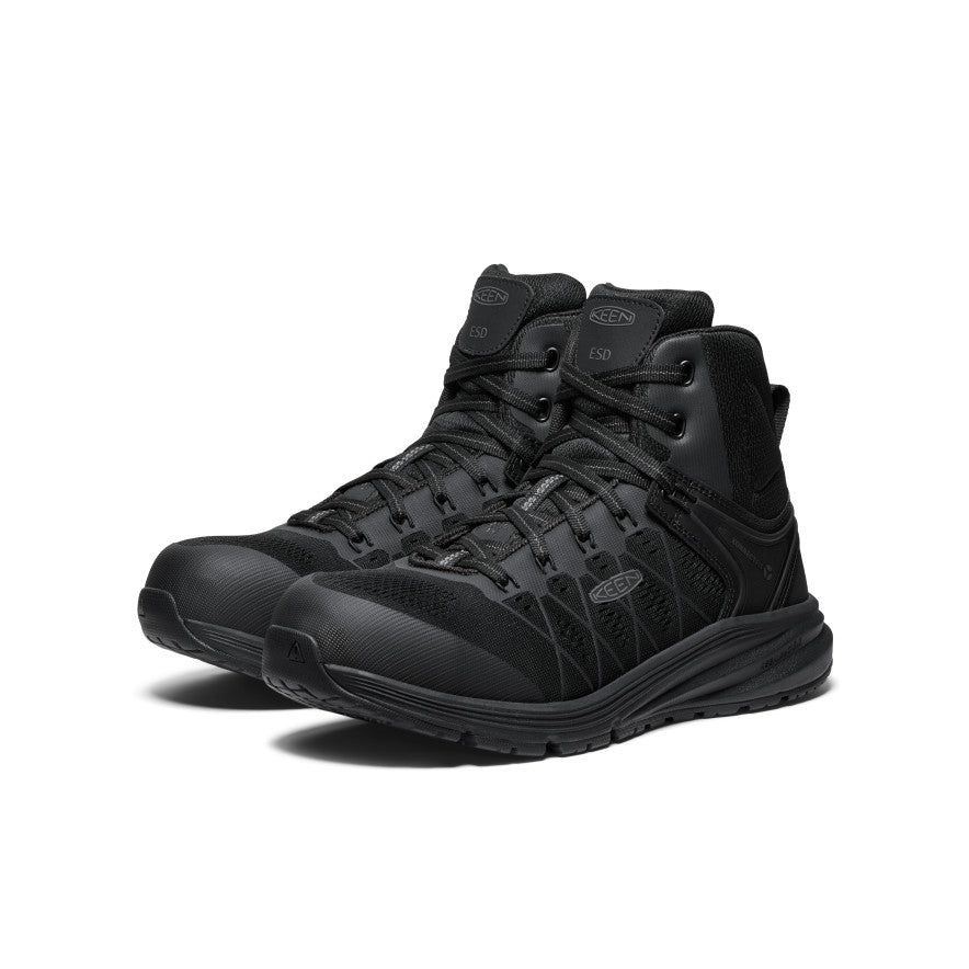 Men's Vista Energy Mid ESD (Carbon Toe) Black/Black | Kenn On Sale