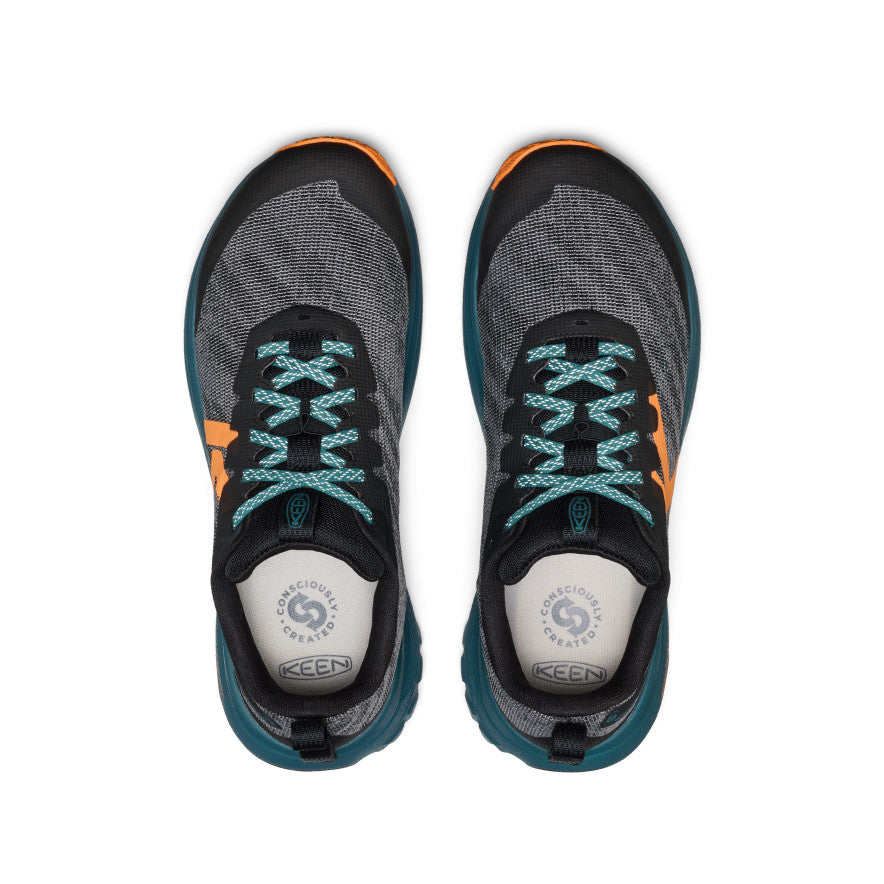 Men's Roam Trail Running Shoe Black/Orange Peel | Keen Discount