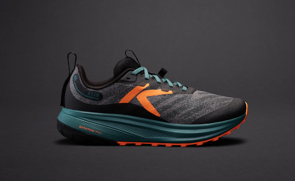 Men's Roam Trail Running Shoe Black/Orange Peel | Keen Discount