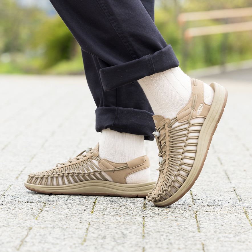 Men's UNEEK Sneaker Timberwolf/Plaza Taupe | Keen Discount