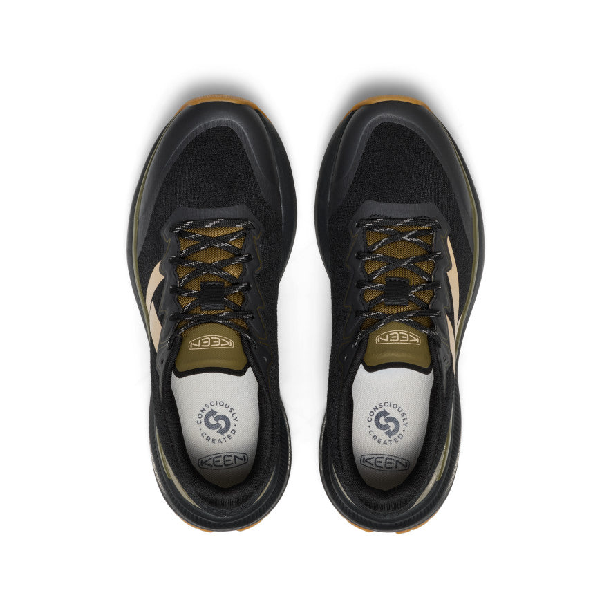 Men's WK500 Walking Shoe Black/Dark Olive | Kenn On Sale