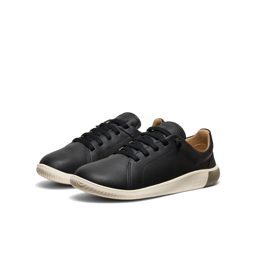 Men's KNX Leather Sneaker Black/Star White | Kenn On Sale