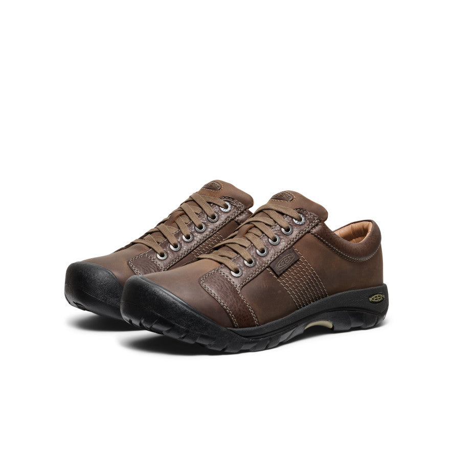 Men's Austin Shoe Wide Chocolate Brown | Kenn On Sale
