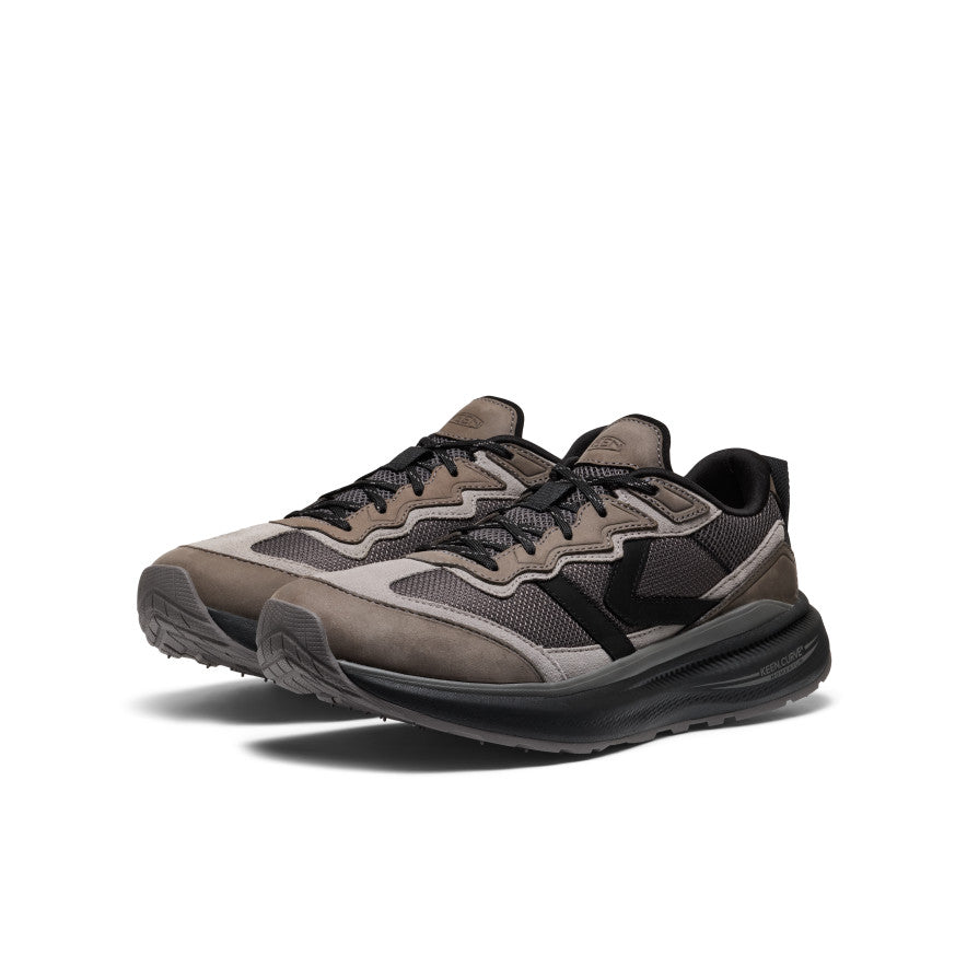 Men's WK500 Leather Walking Shoe Steel Grey/Black | Keen Discount