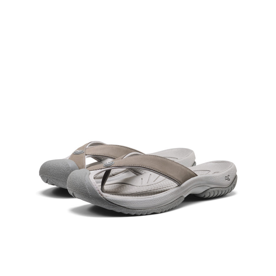 Men's Waimea Leather Flip-Flop Monochrome/Steel Grey / Keen Online