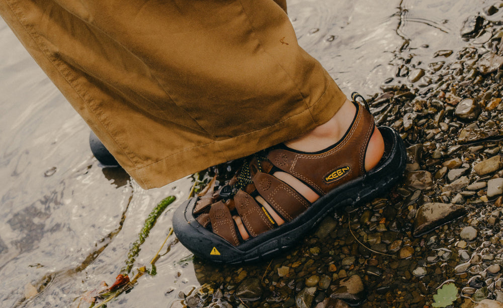 Men's Newport Leather Sandal Bison / Keen Online
