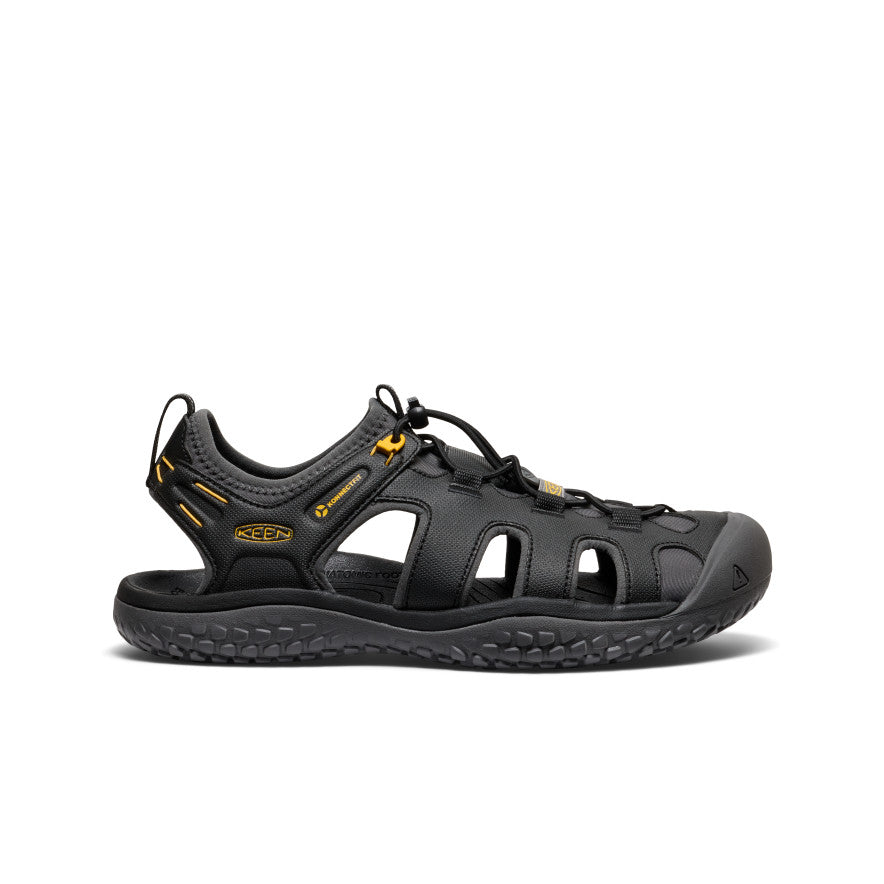 Men's SOLR Sandal Black/Gold / Keen Online