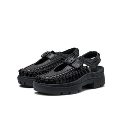 All Gender UNEEK PLT Mary Jane Sneaker Black Smooth Lea / Keen Sale