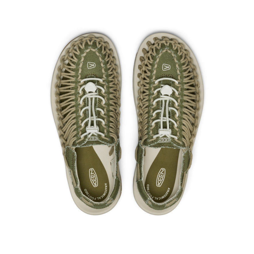 Men's UNEEK Canvas Martini Olive/Birch / Keen Online