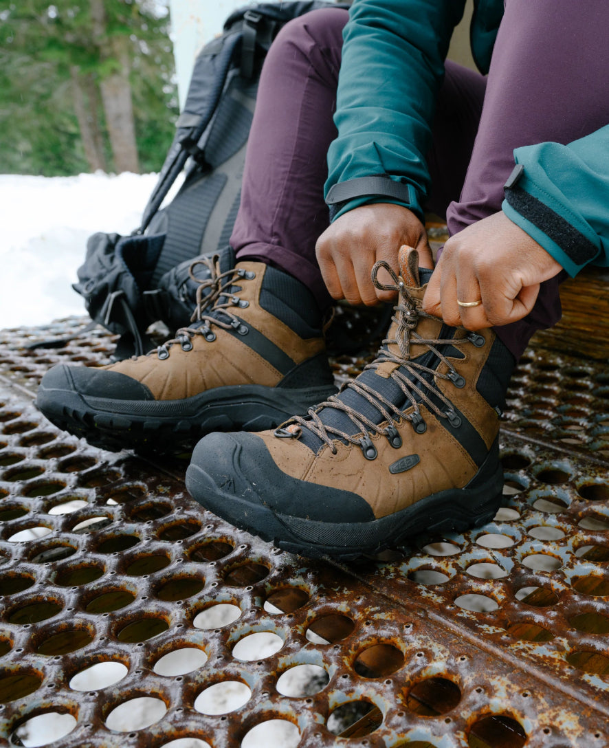 Men's Revel IV Polar Waterproof Boot Black/Lemon Curry / Keen Sale
