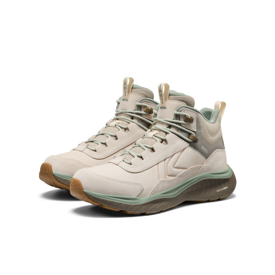 Women's Leiki Waterproof Leather Hiking Boot Birch/Lily Pad / Keen Online