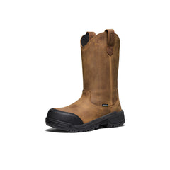 Women's Evanston Pull-On Waterproof Boot (Carbon Toe) Bison/Black / Keen Online