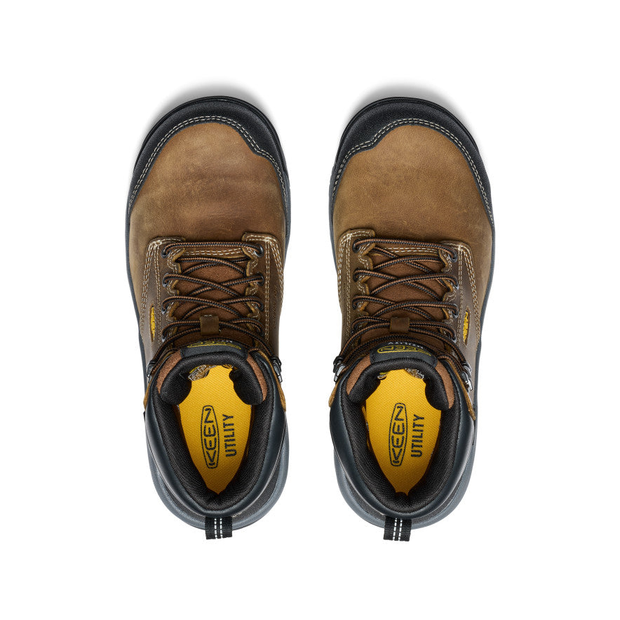 Women's Evanston 6" Waterproof Boot INT MET (Carbon Toe) Bison/Black / Keen For sale