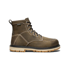 Women's San Jose 6" Waterproof 90° Heel Boot (Aluminum Toe) Steel Grey/Gum | Kenn On Sale