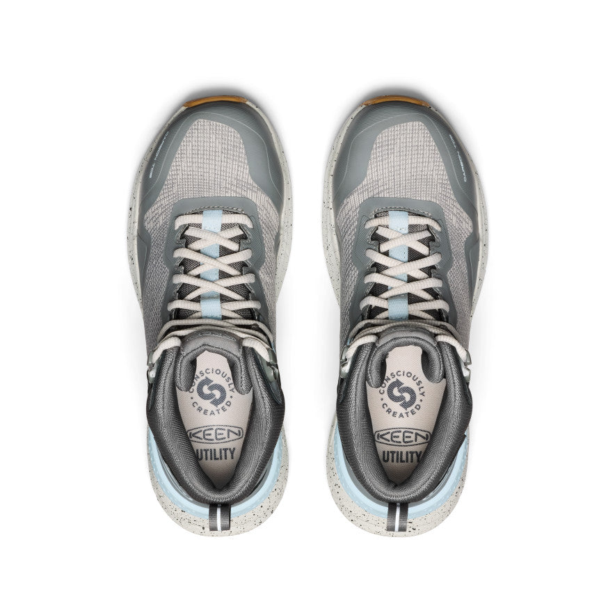 Women's Synchro Waterproof Work Boot (Carbon Toe) Steel Grey/Gum | Keen Outlet
