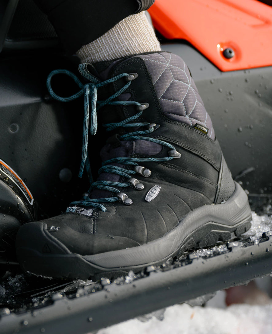 Women's Revel IV High Polar Waterproof Boot Black/North Atlantic / Keen For sale