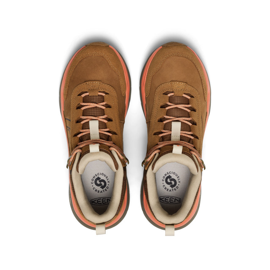 Women's Leiki Waterproof Leather Hiking Boot Chipmunk/Bison | Kenn On Sale