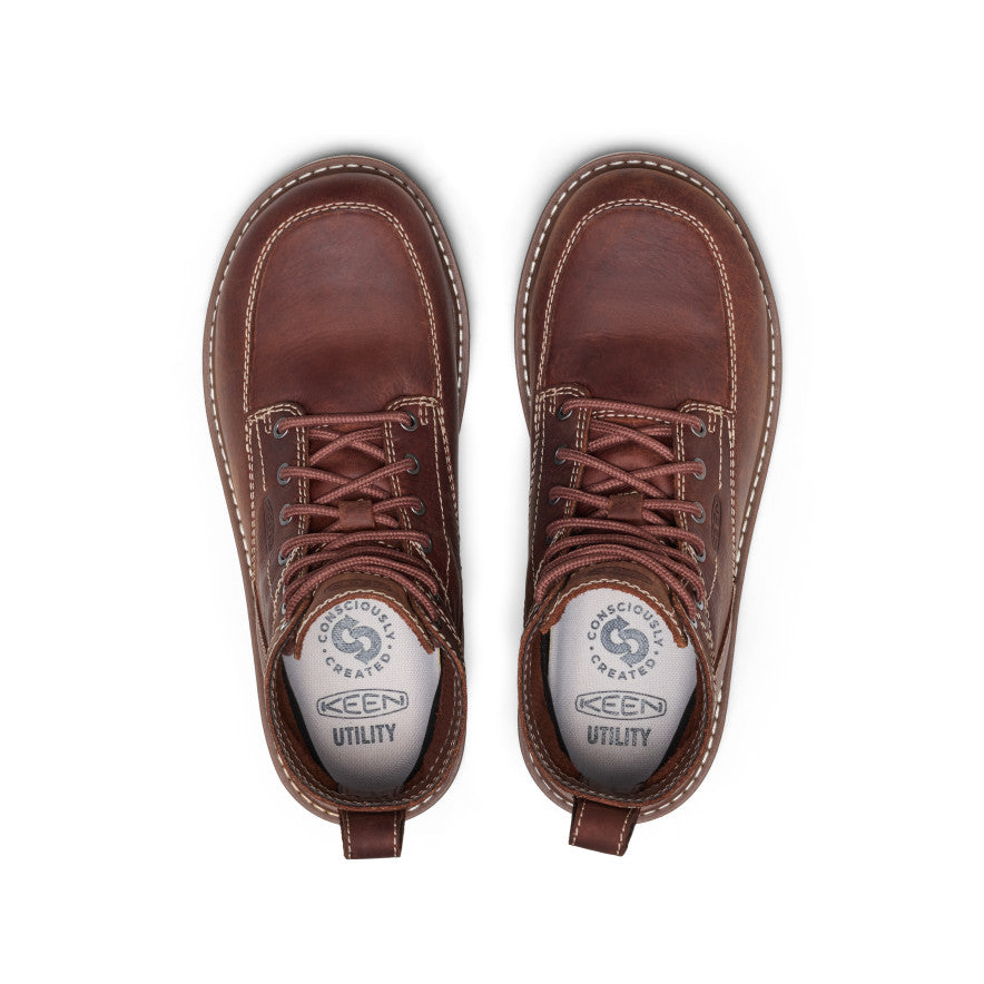 Women's San Jose 6" Boot (Aluminum Toe) Gingerbread/Gum / Keen Online