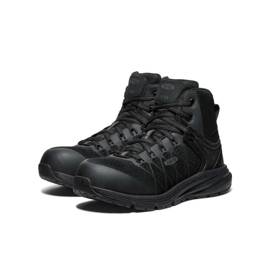 Women's Vista Energy Mid ESD (Carbon Toe) Black/Black | Kenn On Sale
