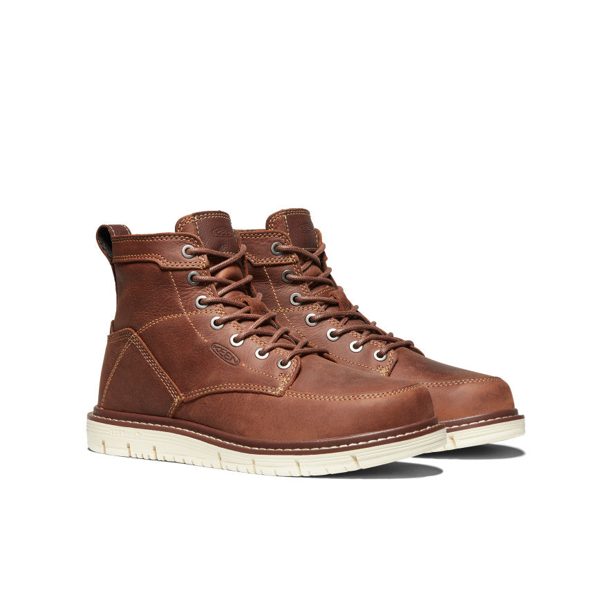 Women's San Jose 6" Boot (Soft Toe) Gingerbread/Off White / Keen Online