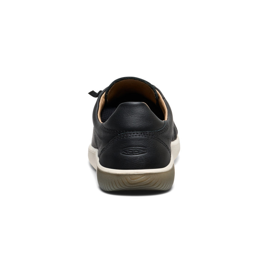 Women's KNX Leather Sneaker Black/Star White / Keen For sale
