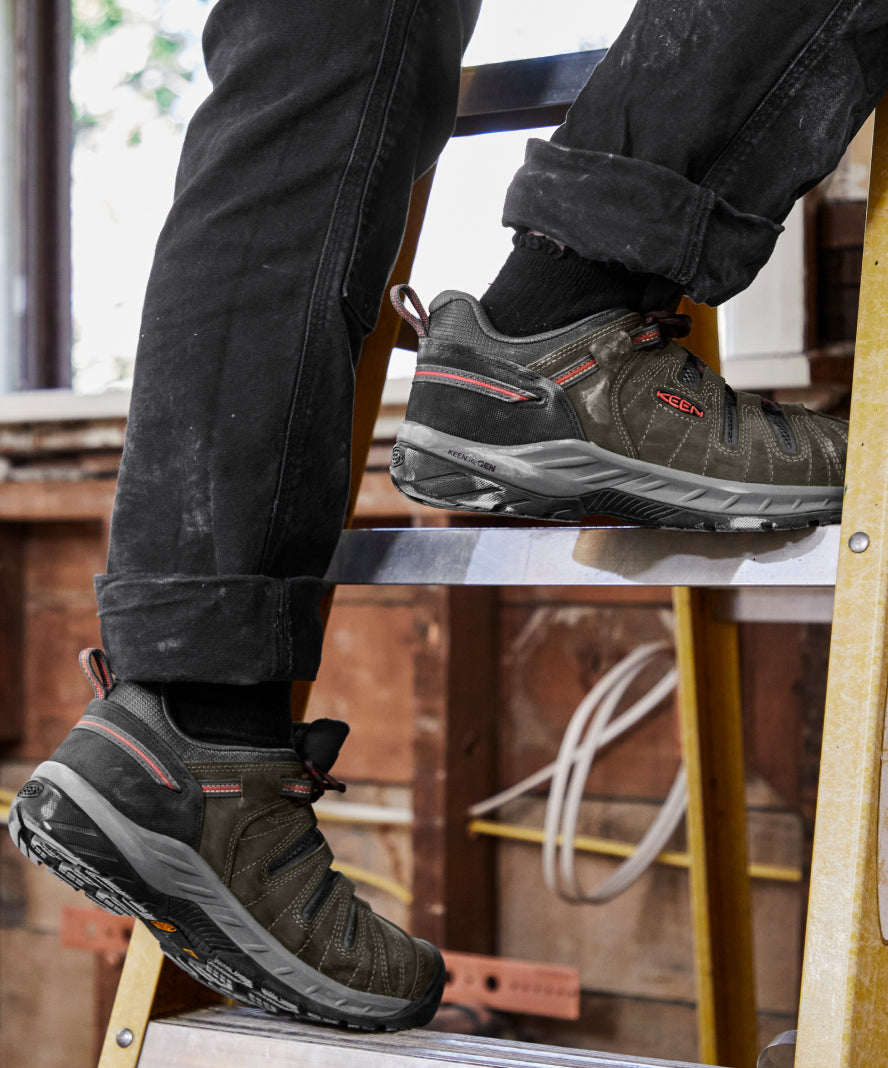 Women's Flint II (Steel Toe) Magnet/Rose | Keen Discount