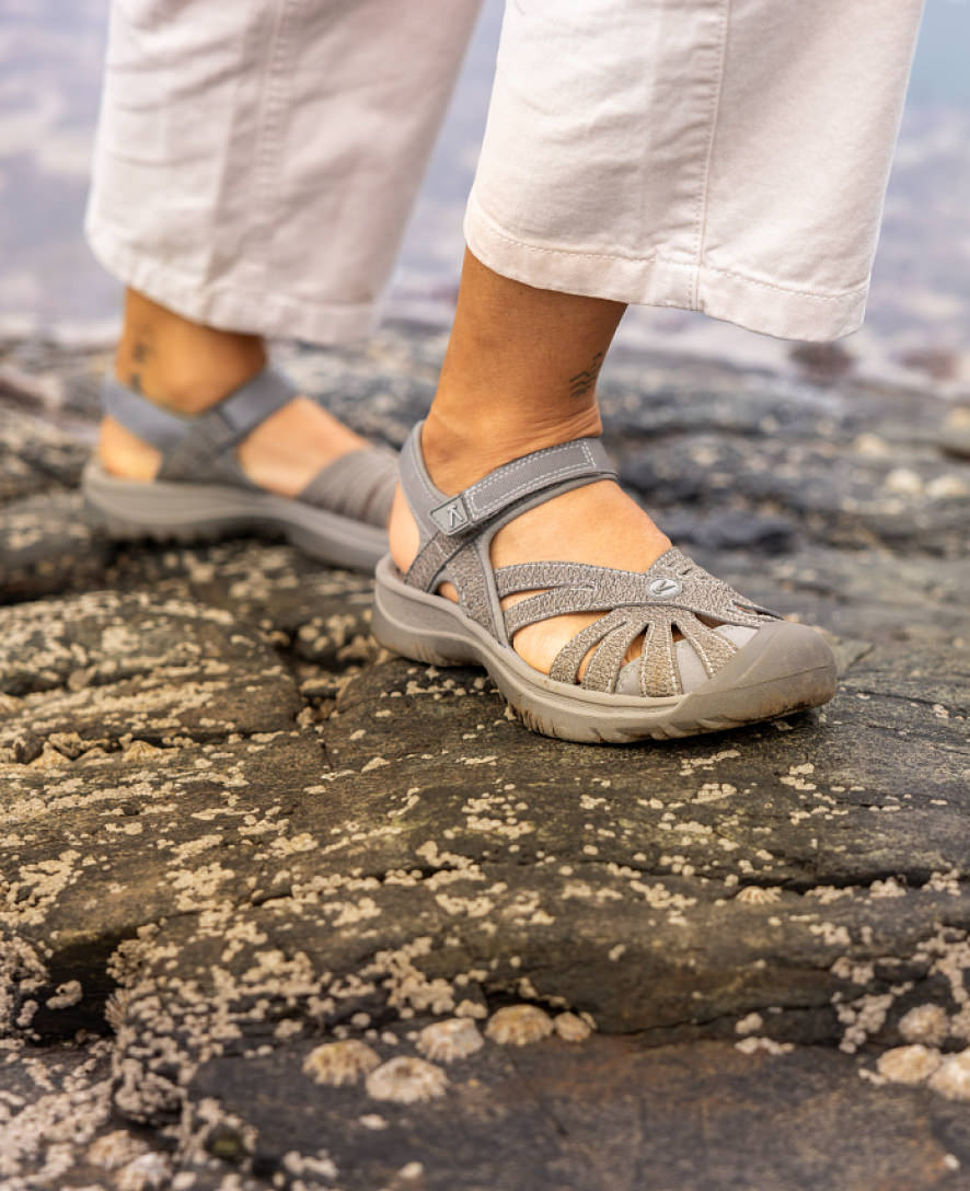 Women's Rose Sandal Black/Neutral Gray | Kenn On Sale