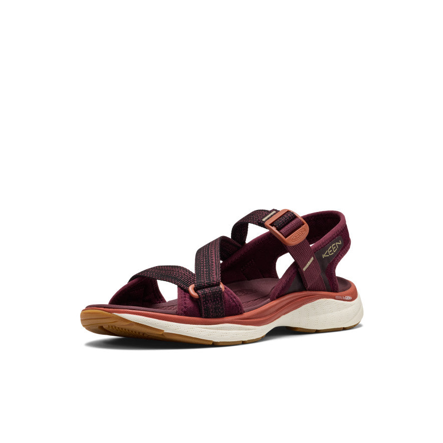 Women's Leiki Open-Toe Sandal Fig/Burnt Brick / Keen Sale