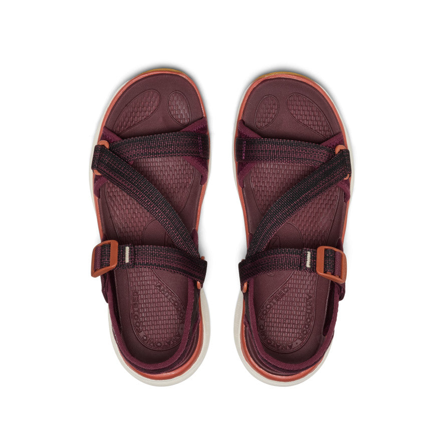 Women's Leiki Open-Toe Sandal Fig/Burnt Brick / Keen Sale