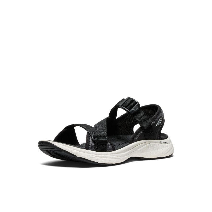Women's Leiki Open-Toe Sandal Black/Star White / Keen For sale