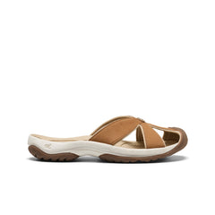 Women's Bali Leather Slide Sandal Chipmunk/Birch | Keen Discount