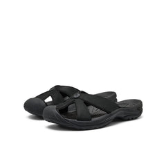 Women's Bali Leather Slide Sandal Black/Black / Keen Online