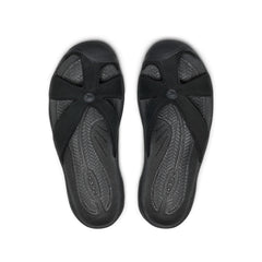 Women's Bali Leather Slide Sandal Black/Black / Keen Online