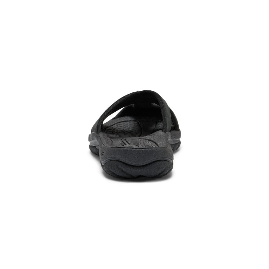 Women's Bali Leather Slide Sandal Black/Black / Keen Online