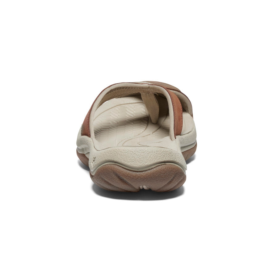 Women's Waimea Leather Flip-Flop Sorrel Horse/Plaza Taupe | Kenn On Sale