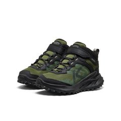Little Kids' Zionic Waterproof Hiker Black/Bronze Green | Keen Outlet