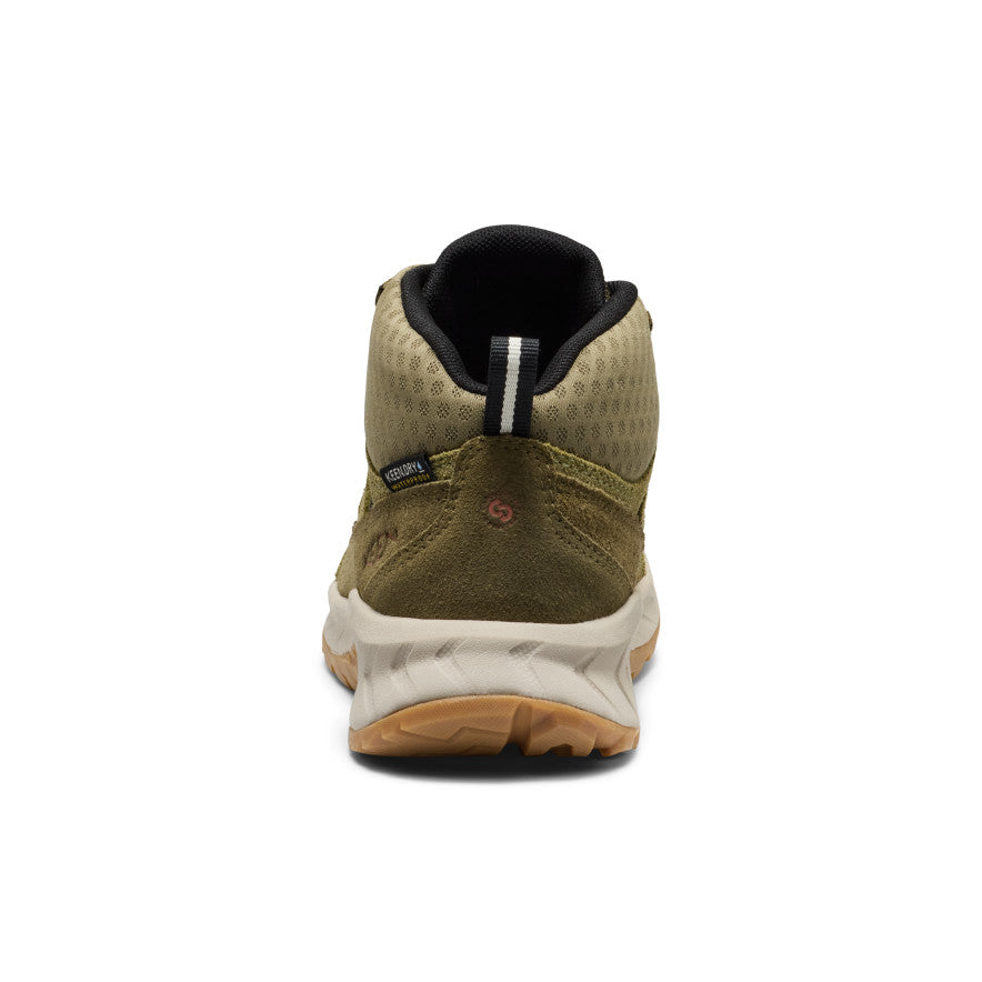 Big Kids' Hightrail Waterproof Hiking Boot Dark Olive/Martini Olive / Keen Sale