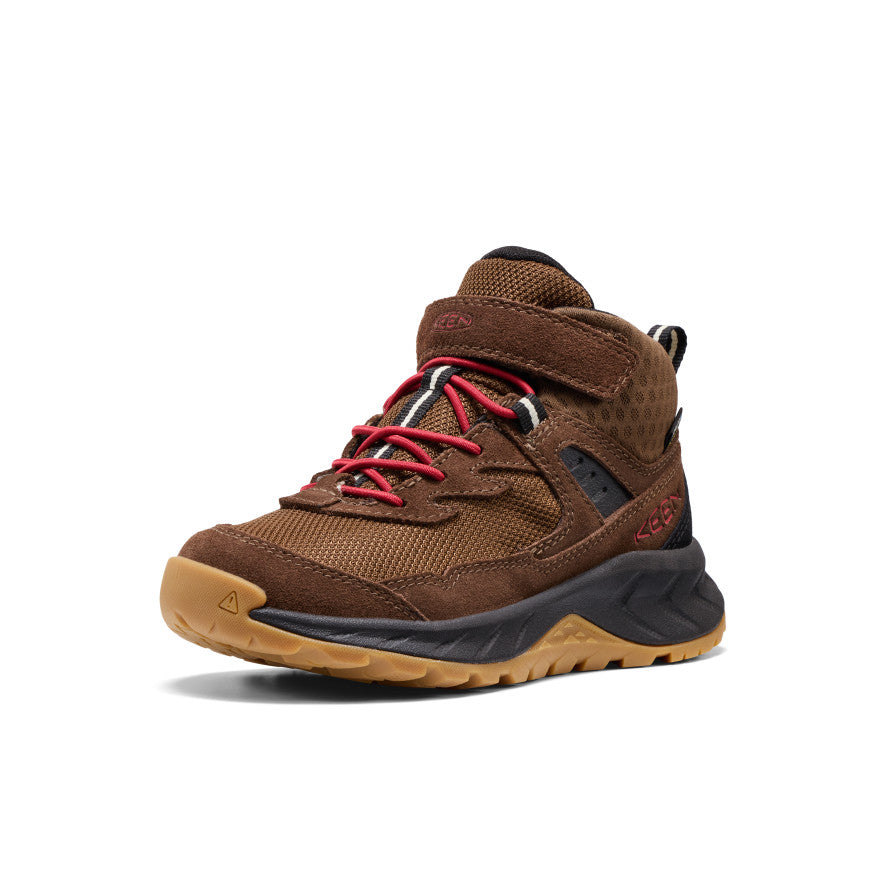 Little Kids' Hightrail Waterproof Hiking Boot Dark Earth/Garnet | Kenn On Sale