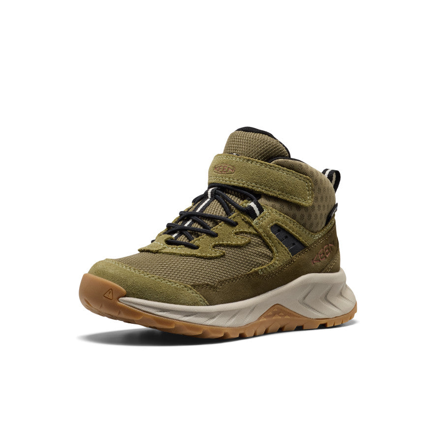 Little Kids' Hightrail Waterproof Hiking Boot Dark Olive/Martini Olive | Keen Discount