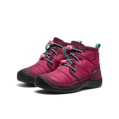 Big Kids' Howser II Waterproof Chukka Beaujolais/Pool Blue / Keen Sale