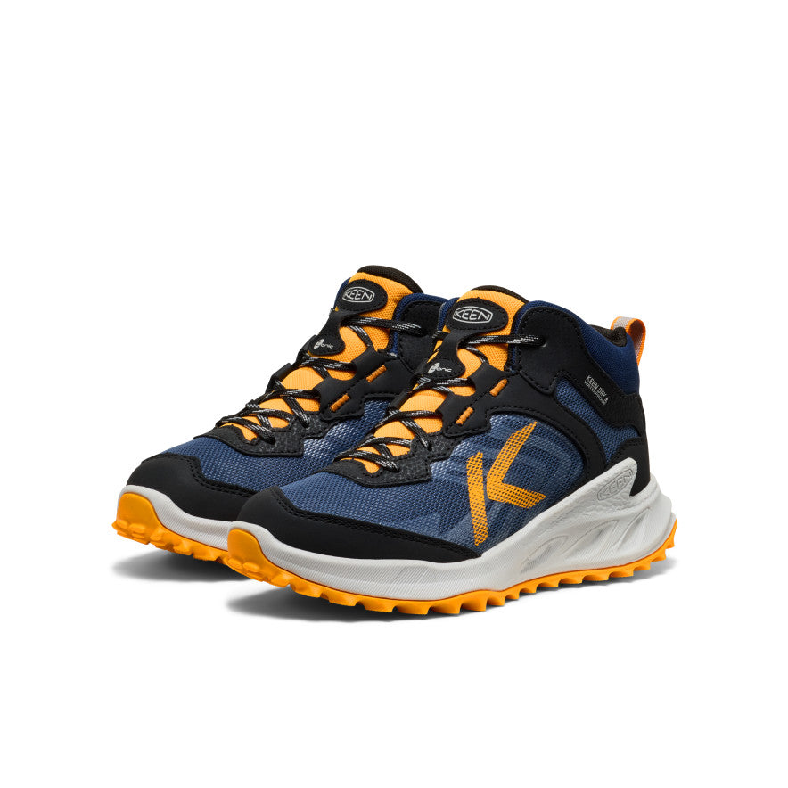 Big Kids' Zionic Waterproof Boot Naval Academy/Bright Marigold | Keen Discount