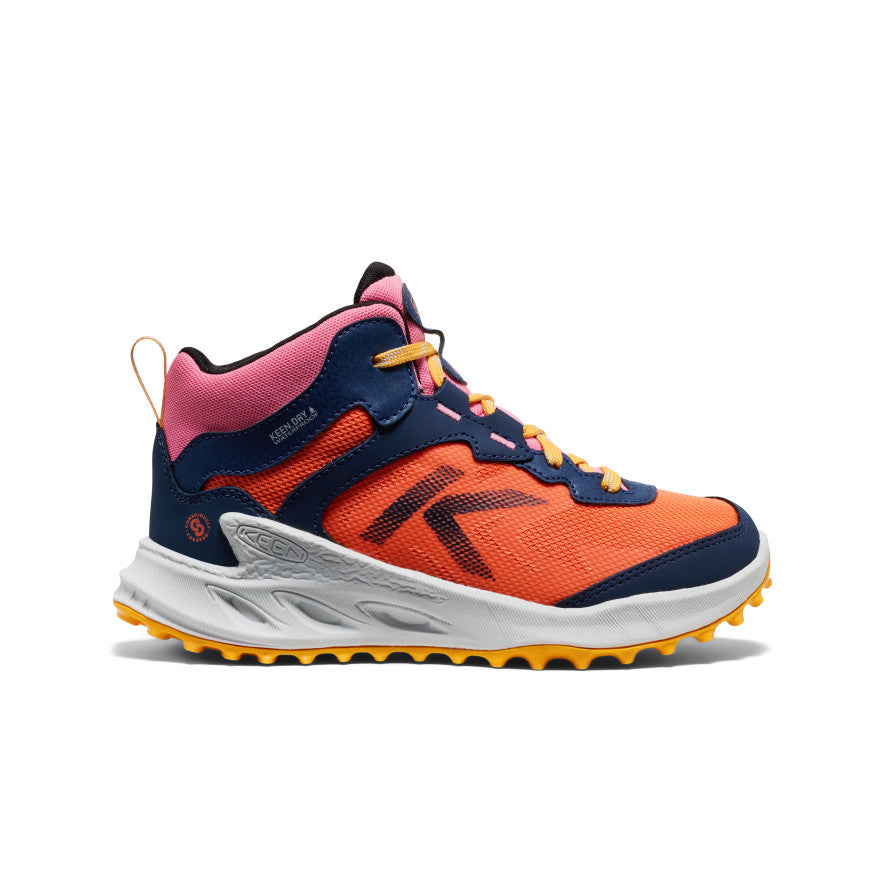 Big Kids' Zionic Waterproof Boot Naval Academy/Nasturtium | Keen Outlet
