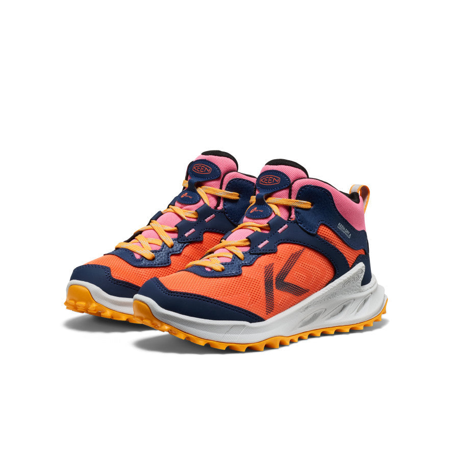 Big Kids' Zionic Waterproof Boot Naval Academy/Nasturtium | Keen Outlet