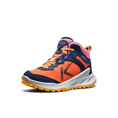 Big Kids' Zionic Waterproof Boot Naval Academy/Nasturtium | Keen Outlet