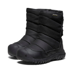 Little Kids' Puffrider Waterproof Winter Boot Black/Steel Grey | Keen Outlet
