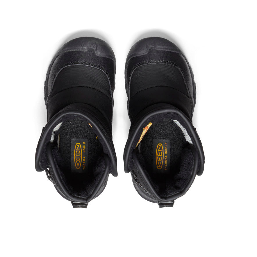 Little Kids' Puffrider Waterproof Winter Boot Black/Steel Grey | Keen Outlet