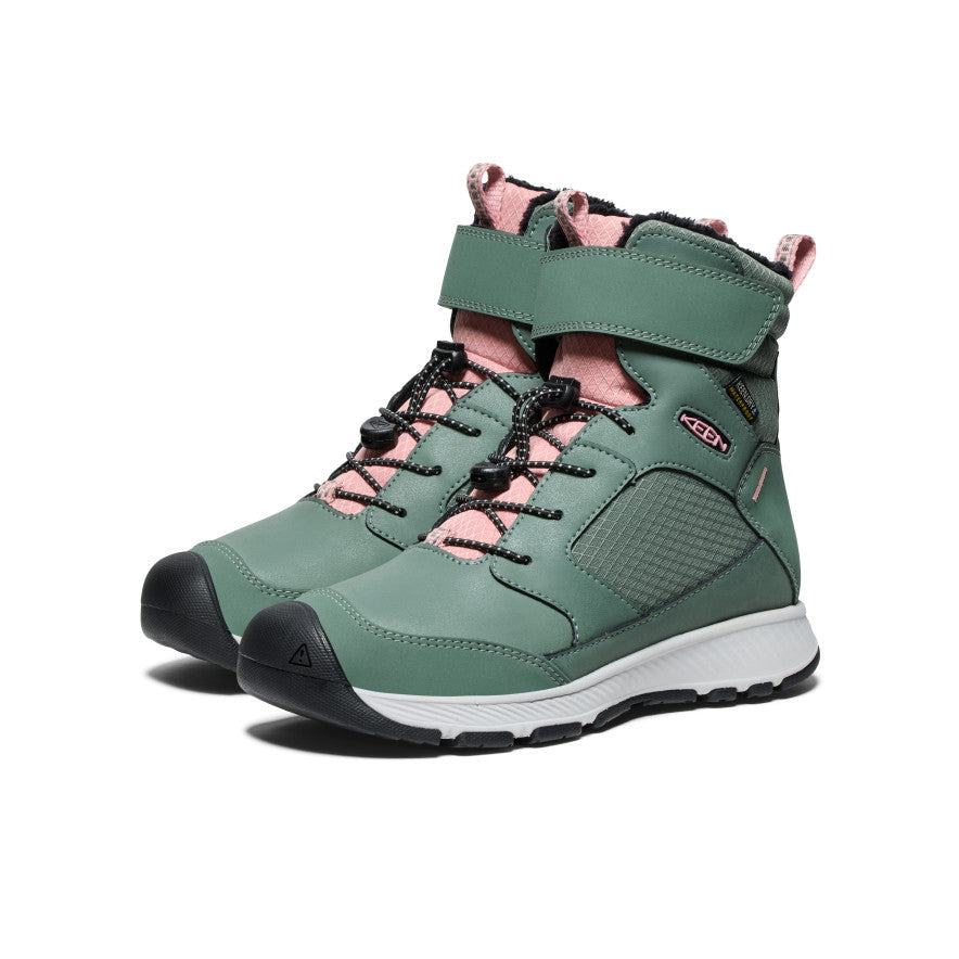 Big Kids' Skua Waterproof Winter Boot Dark Forest/Rose Elegance / Keen Online