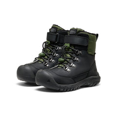 Little Kids' Kanibou Waterproof Winter Boot Black/Bronze Green | Kenn On Sale